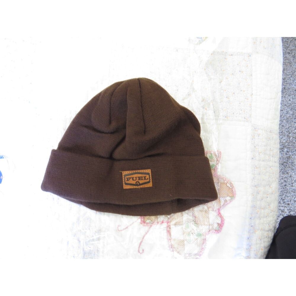Fuel Motorcycles Dockyard Knit Beanie Brown OS Biker/Gorpcore NIP - Picture 4 of 6